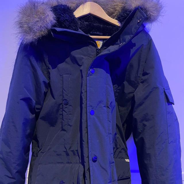 Carhartt Men's Parka - Navy - M on Productcaster.