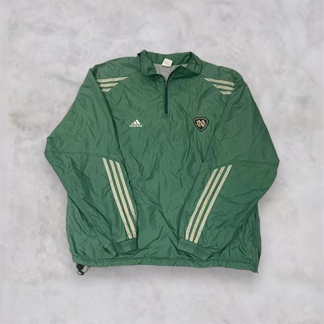 Adidas Men's Jacket - Green - L on Productcaster.