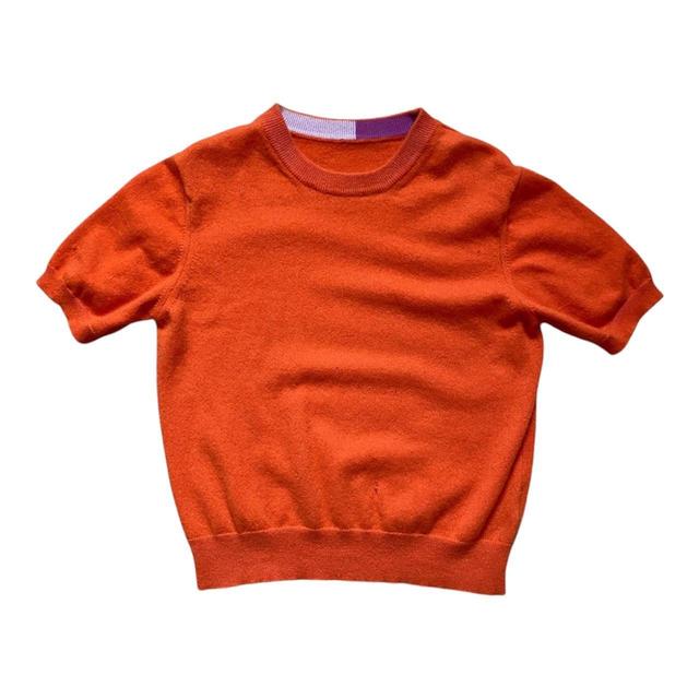 Paul Smith Women's T-shirt - Orange - M on Productcaster.