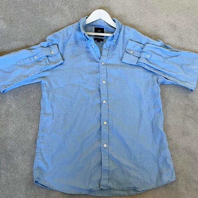 Crew Clothing Company Men's Shirt - Blue - L on Productcaster.