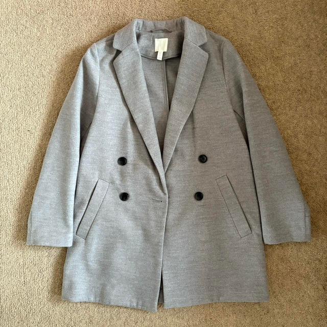 H&M Women's Coat - Grey - UK 8 on Productcaster.