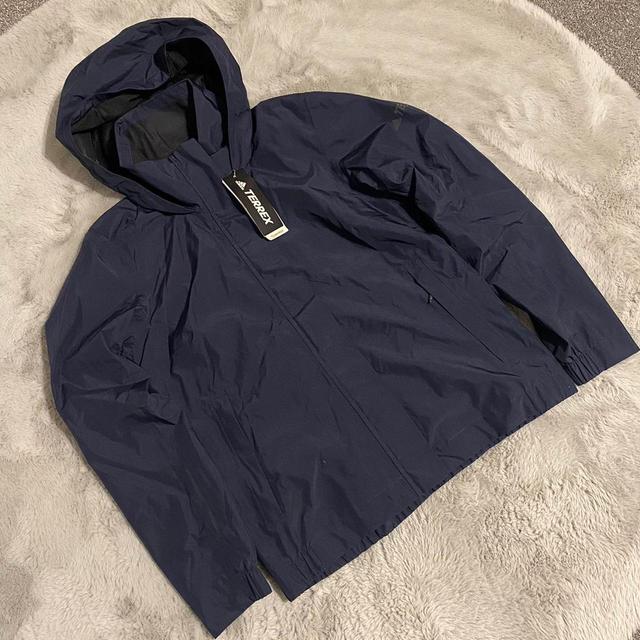 Adidas Women's Lightweight Jacket - Navy - S on Productcaster.