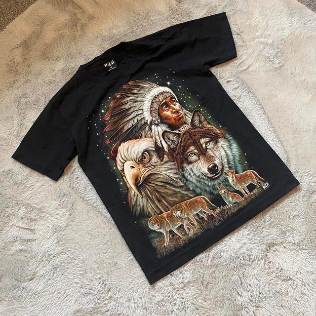 Wild Men's T-shirt - Black - M on Productcaster.