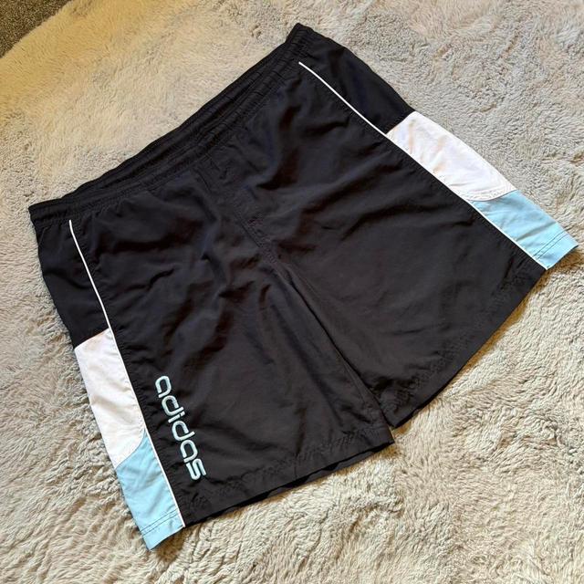 Adidas Men's Shorts - Black/Blue - XL on Productcaster.