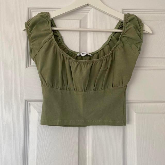 Subdued Women's Crop top - Green/Khaki - XS on Productcaster.