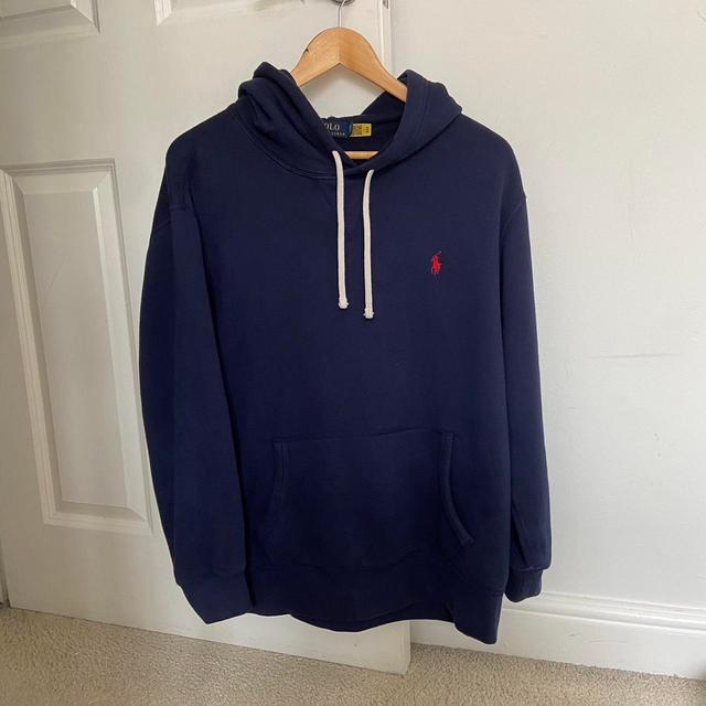 Polo Ralph Lauren Men's Hoodie - Navy - M on Productcaster.