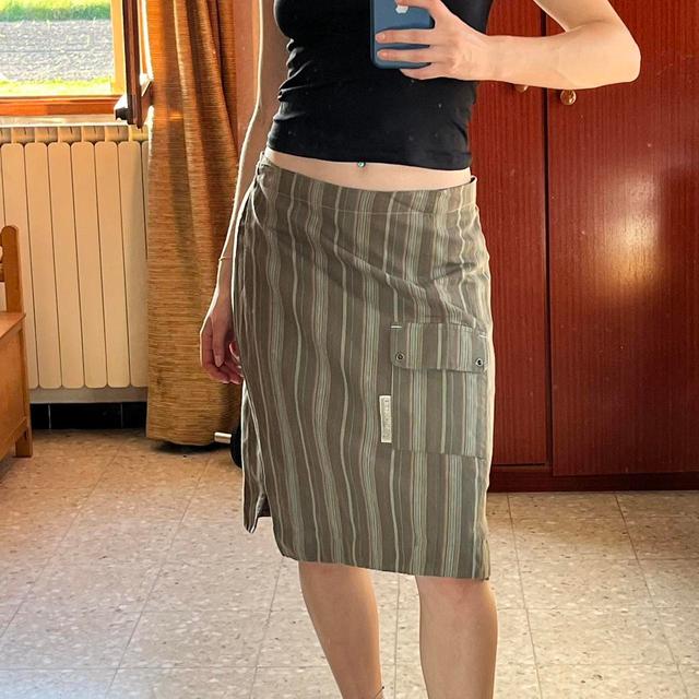 Women's Skirt - Green/Khaki - M on Productcaster.