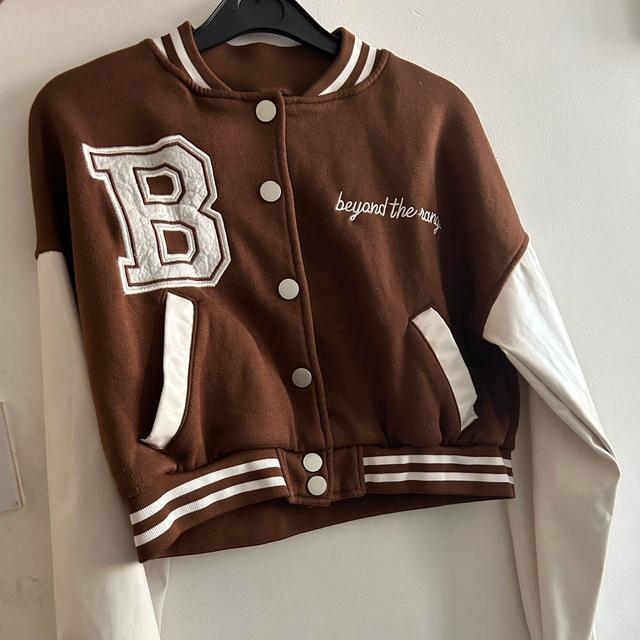 Women's Varsity Jacket - Brown/Multi - UK 6 on Productcaster.