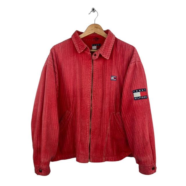 Tommy Hilfiger Men's Bomber Jacket - Red - M on Productcaster.