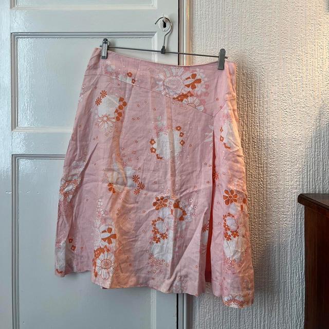 Vintage Women's Midi Skirt - Pink - 31" on Productcaster.