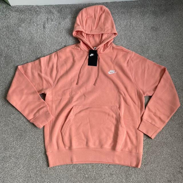 Nike Men's Hoodie - Orange/Pink - M on Productcaster.