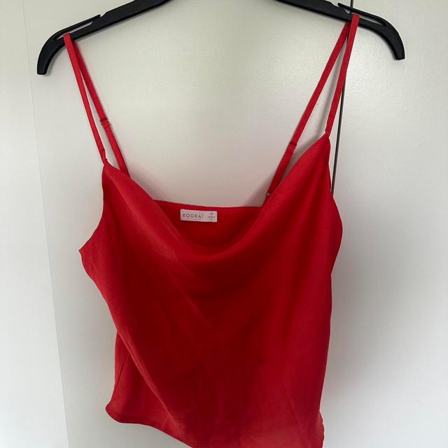 KOOKAÏ Women's Top - Red - 10 on Productcaster.