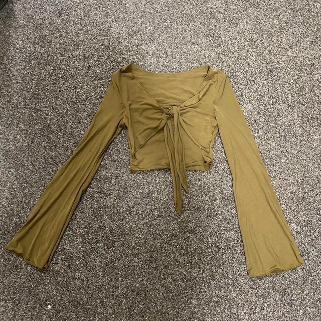 Cider Women's Crop top - Khaki - S on Productcaster.