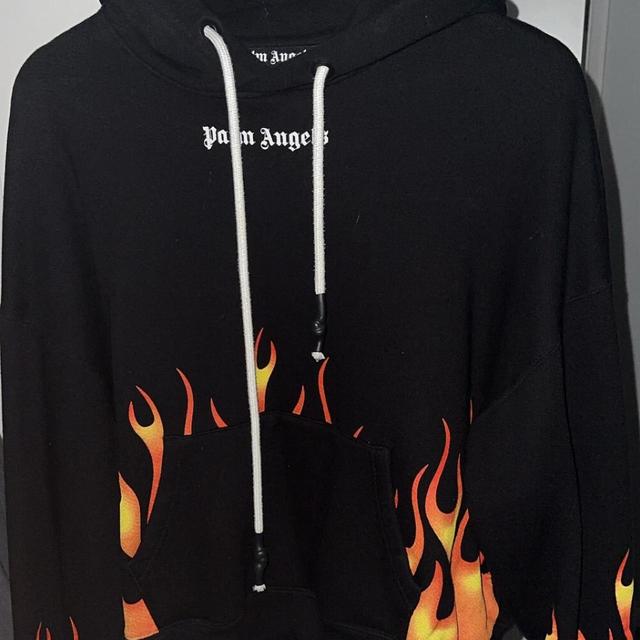 Palm Angels Men's Hoodie - Black - M on Productcaster.