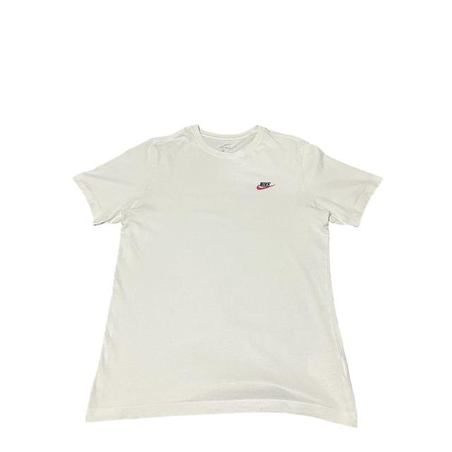 Nike Men's T-shirt - White/Grey - M on Productcaster.