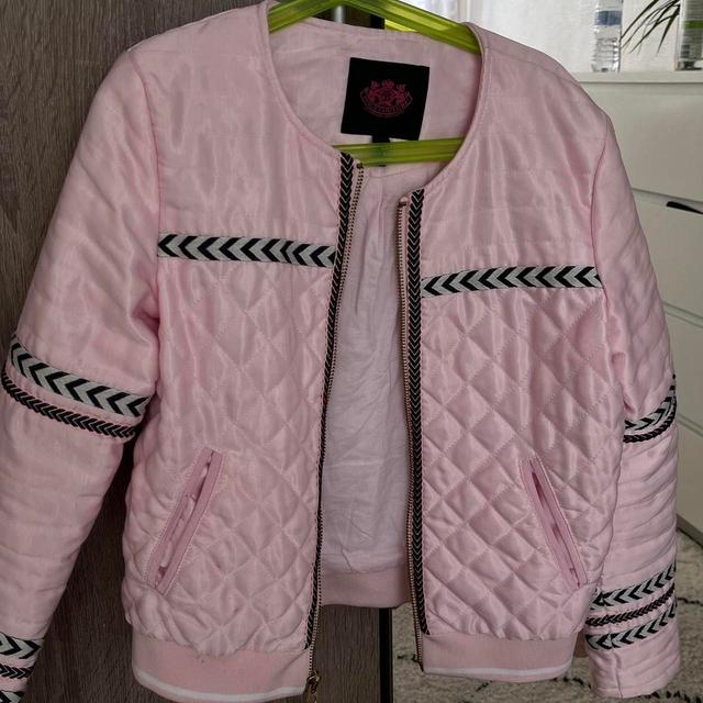 Juicy Couture Kids' Bomber Jacket - Pink - 10 years on Productcaster.