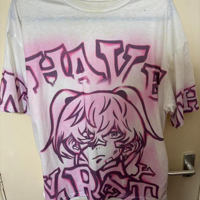 F&F Men's T-shirt - White/Pink - M on Productcaster.