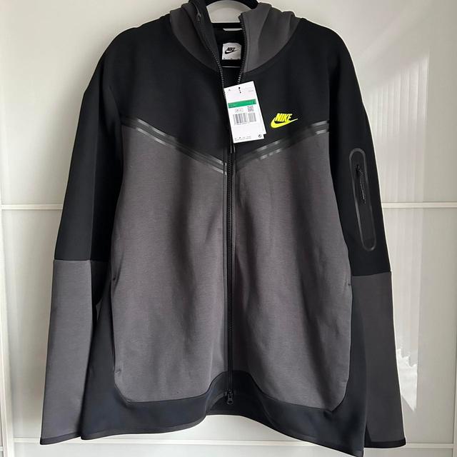 Nike Men's Hoodie - Black/Grey - XL on Productcaster.