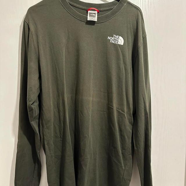 The North Face Men's T-shirt - Green/Khaki - S on Productcaster.