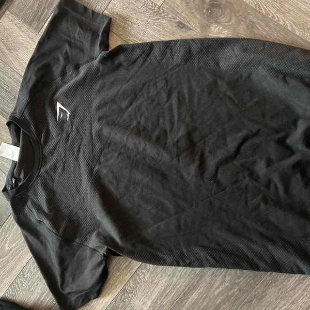 Gymshark Men's T-shirt - Black - M on Productcaster.