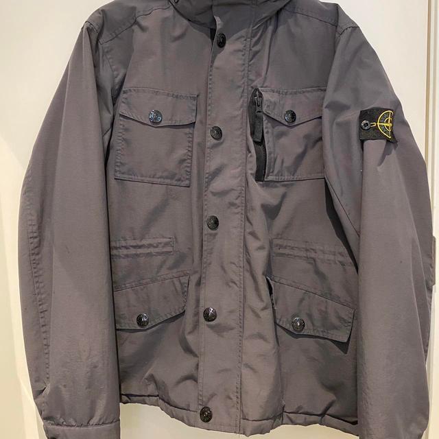 Stone Island Men's Jacket - Grey - L on Productcaster.