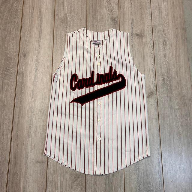 MLB Men's Vest - White - L on Productcaster.