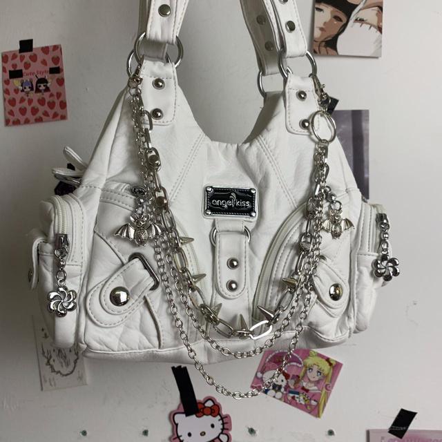 Reworked Women's Shoulder bags - White on Productcaster.