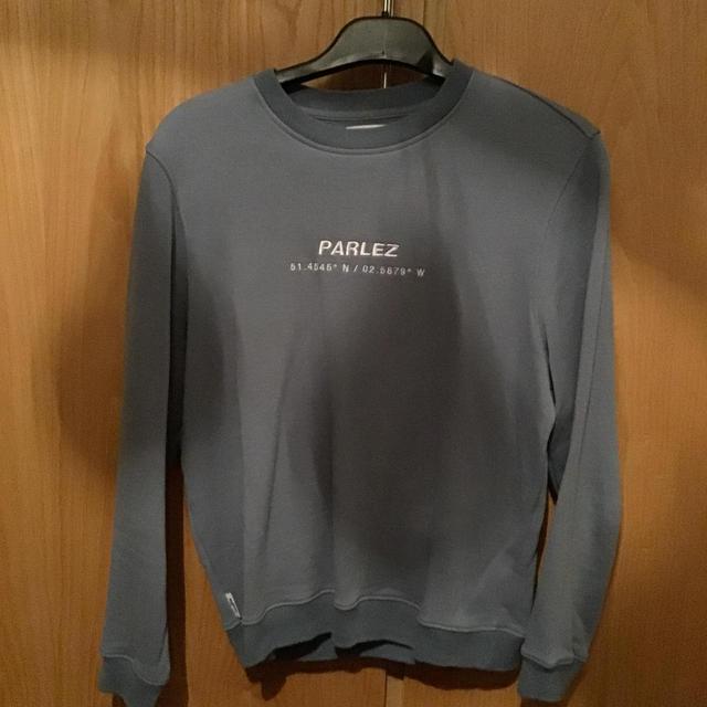 Parlez Men's Sweatshirt - Blue/White - S on Productcaster.