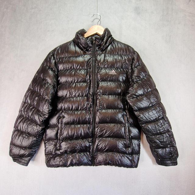 Adidas Men's Puffer Jacket - Black - M on Productcaster.