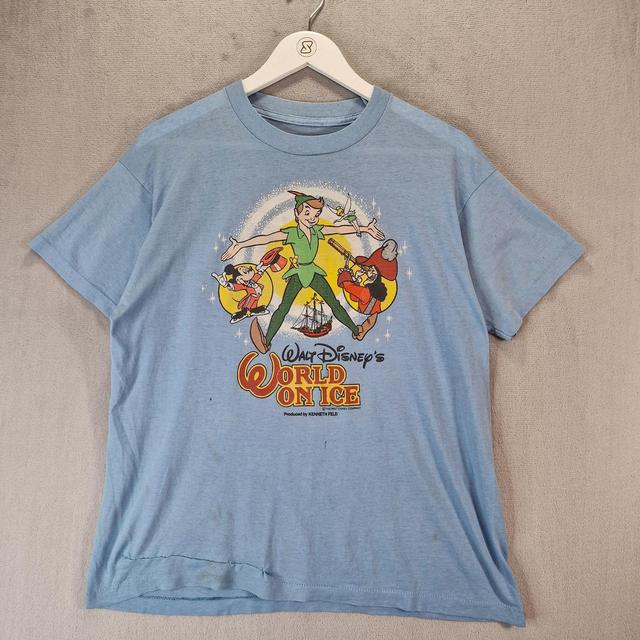 Disney Men's T-shirt - Blue - L on Productcaster.