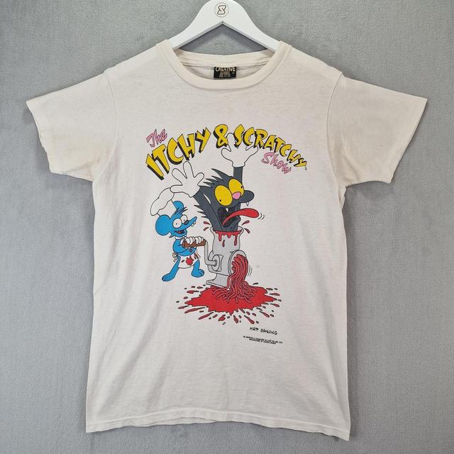 Vintage Men's T-shirt - White - M on Productcaster.