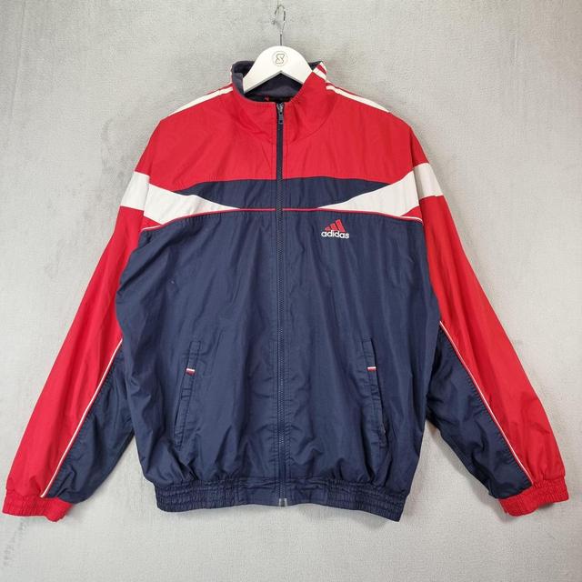 Adidas Men's Jacket - Red - M on Productcaster.