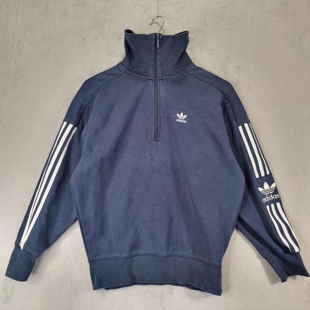 Adidas Women's Sweatshirt - Blue - 8 on Productcaster.