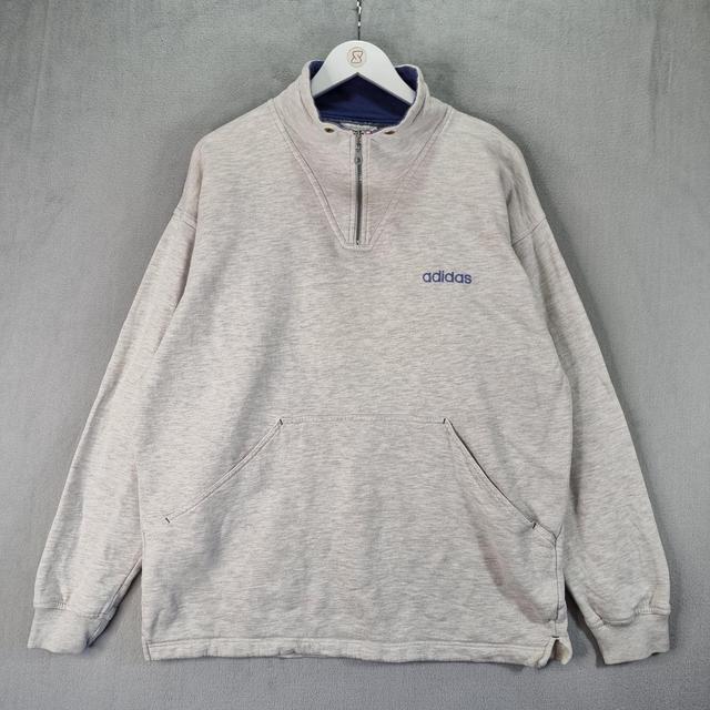 Adidas Men's Sweatshirt - Grey - M on Productcaster.