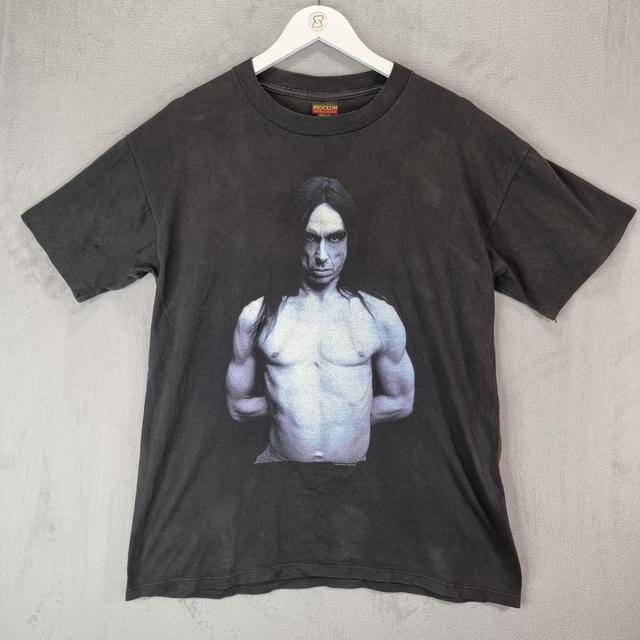 Vintage Men's T-shirt - Black - L on Productcaster.