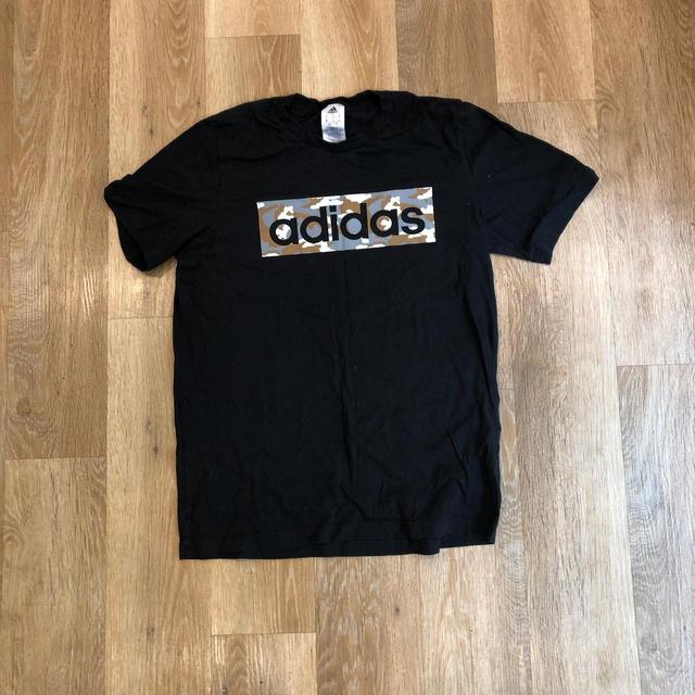 Adidas Men's T-shirt - Black - M on Productcaster.