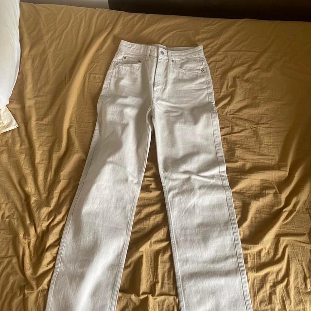 Weekday Women's Jeans - White/Cream - One size on Productcaster.