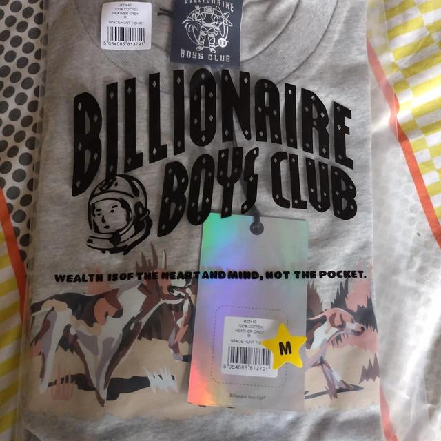 Billionaire Boys Club Men's T-shirt - Grey - M on Productcaster.