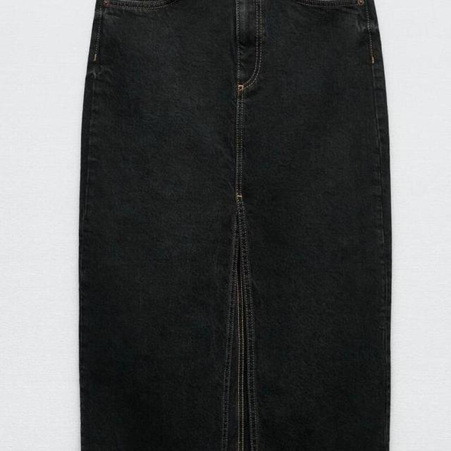 Zara Women's Denim Skirt - Black - XS on Productcaster.