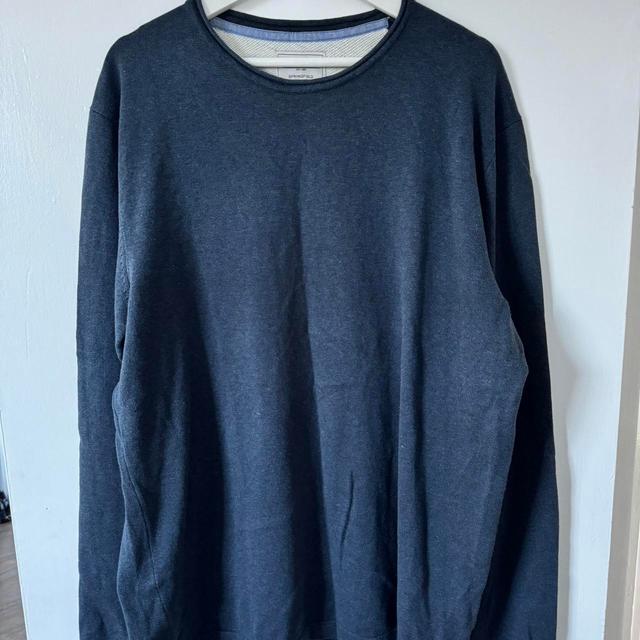 Springfield Men's Jumper - Navy/Blue - XXL on Productcaster.