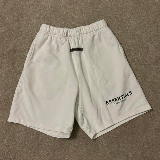 Essentials Men's Shorts - White - S on Productcaster.