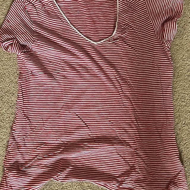 Marks & Spencer Women's T-shirt - Red/Multi - 8 on Productcaster.