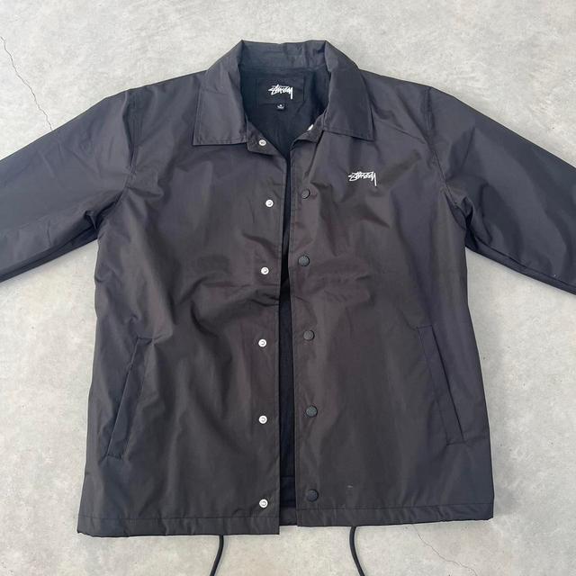 Stüssy Men's Windbreaker Jacket - Black - S on Productcaster.