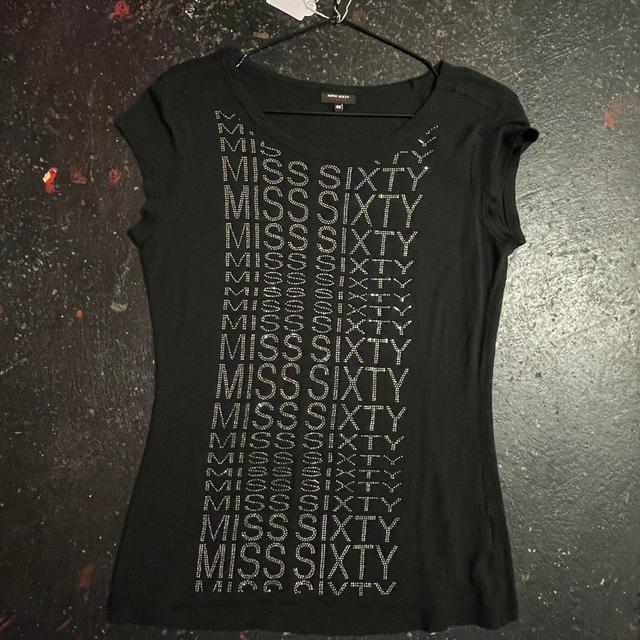 Miss Sixty Women's T-shirt - Black - S on Productcaster.