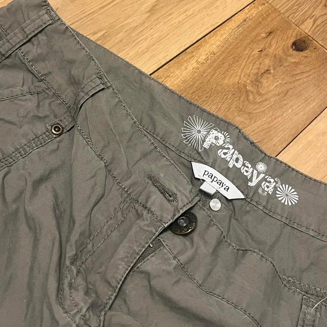 Papaya Women's Shorts - Grey/Khaki - UK 14 on Productcaster.