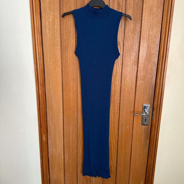 Zara Women's Bodycon Dress - Blue/Navy - S on Productcaster.