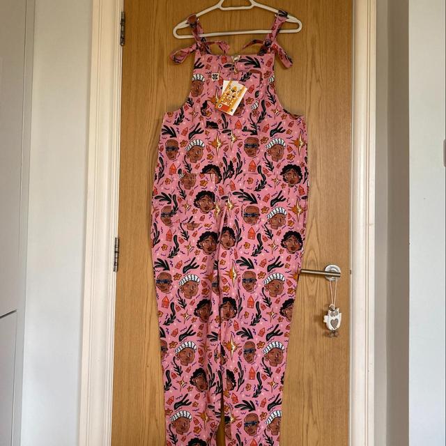 Lucy and Yak Women's Dungarees - Pink/Multi - UK 12 on Productcaster.