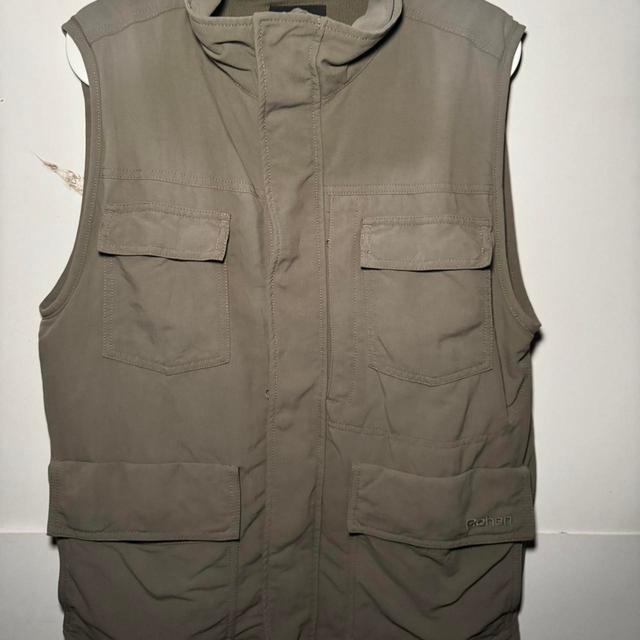 Men's Gilet - Khaki - M on Productcaster.