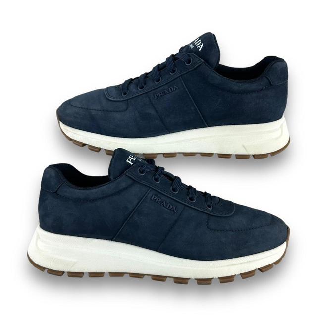 Prada Men's Trainers - Navy - UK 5 on Productcaster.