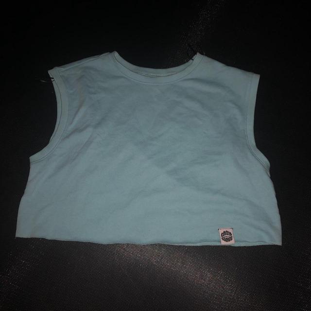 H&M Women's Crop top - Blue - M on Productcaster.